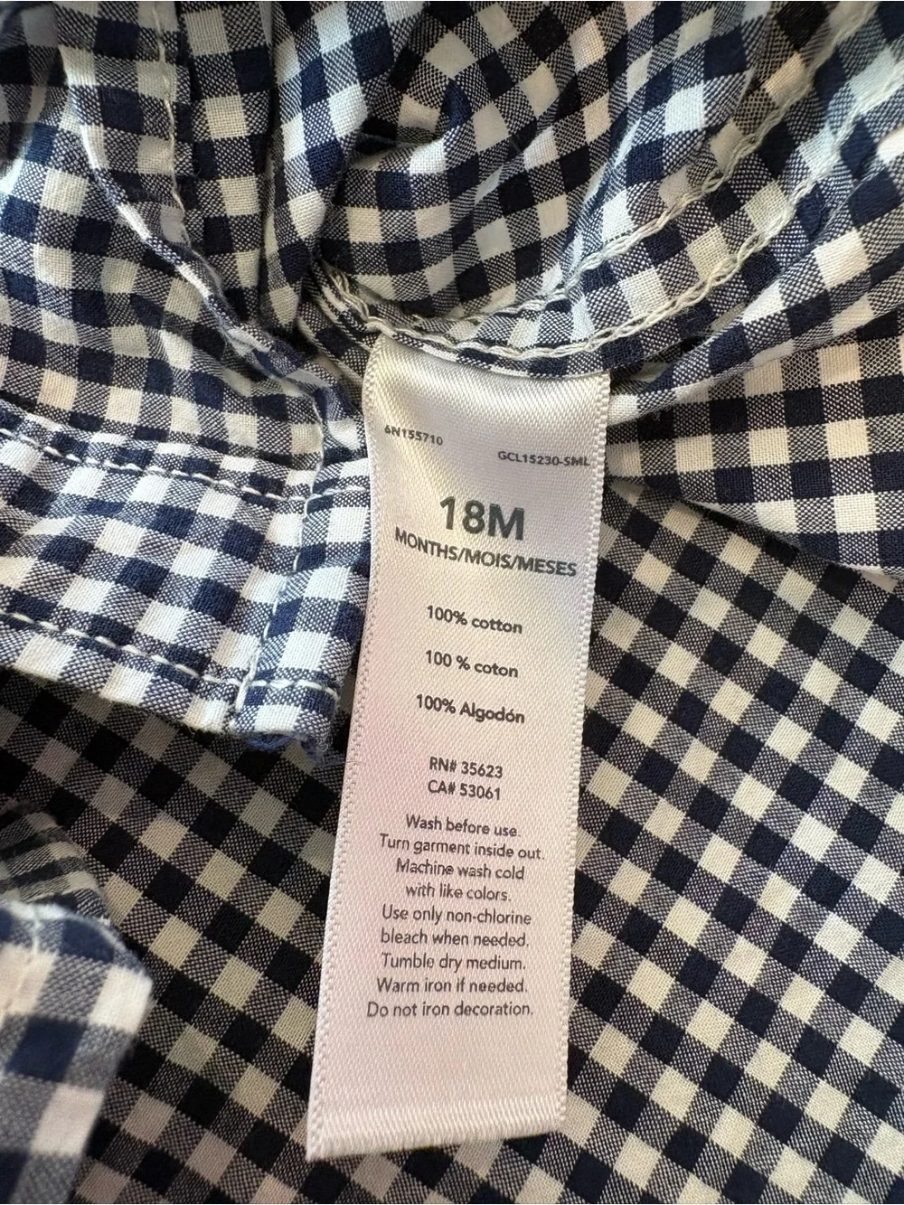 Toddler Boy Gingham Outfit